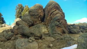 an impressive boulder on Cerro la Jara
